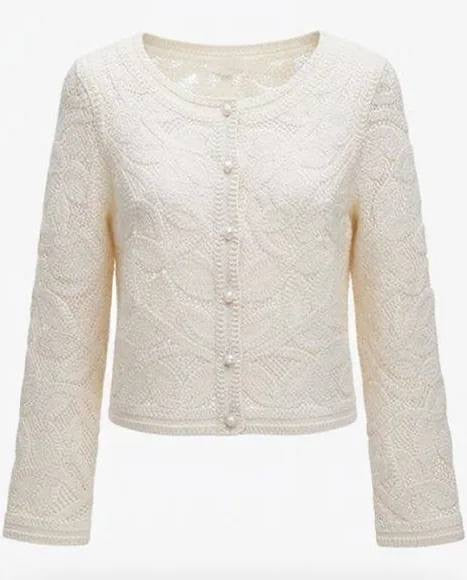 SZ Nora Cotton Lace Cardigan