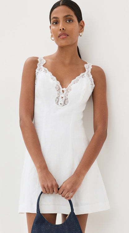 Back! Ref Kaya Linen Mini Dress
