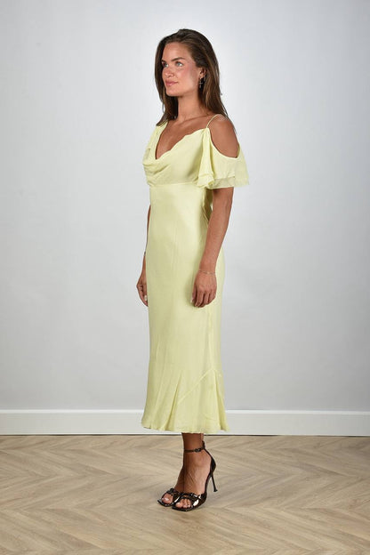 SP Georgette Frill Midi Dress