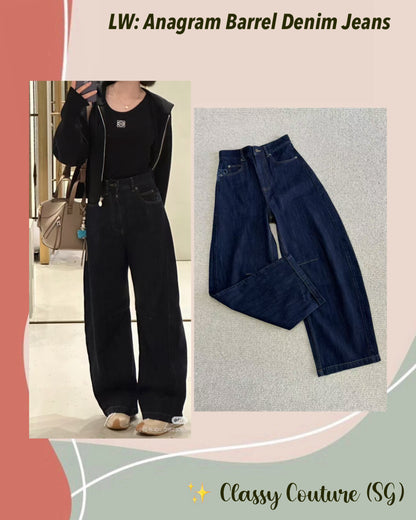 LW Anagram Barrel Denim Jeans Pants