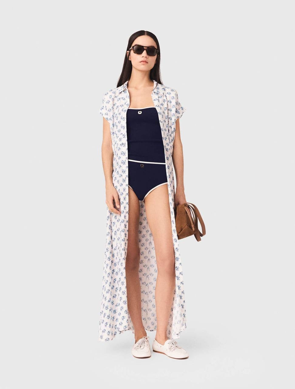 MJ Rubarsemi Jacquard Print Viscose Midi Maxi Dress