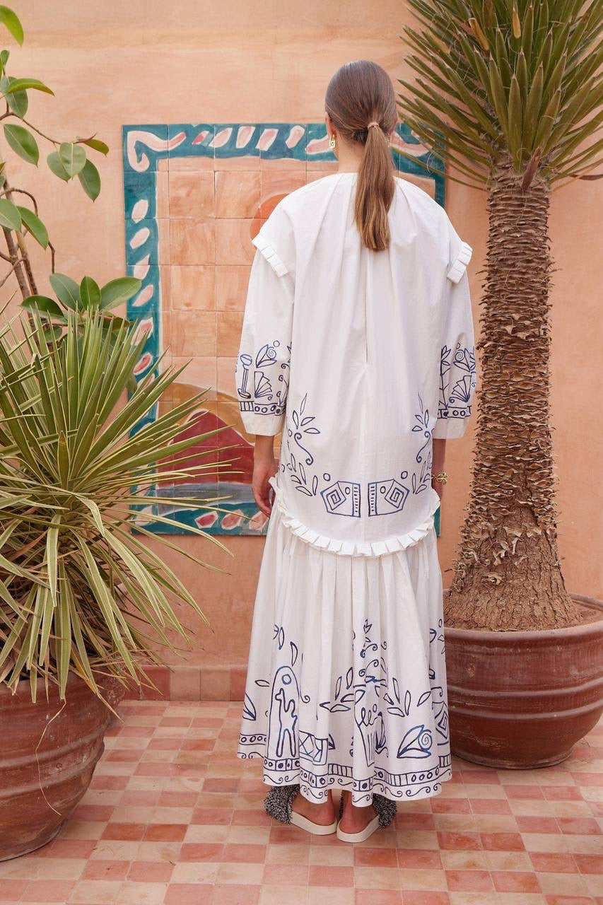 ALM Leela Cotton Midi Dress