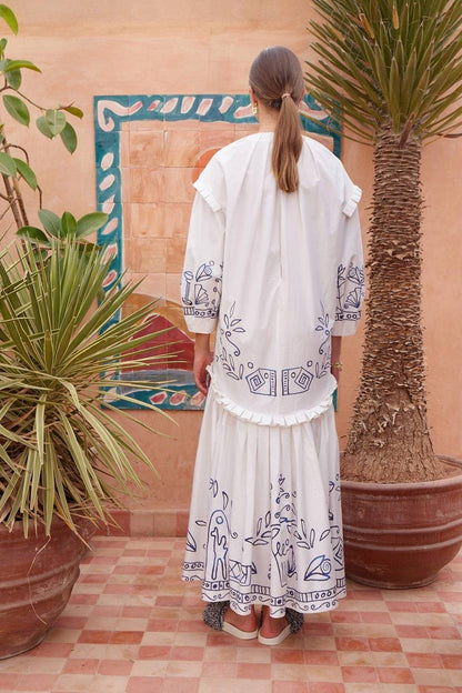 ALM Leela Cotton Midi Dress