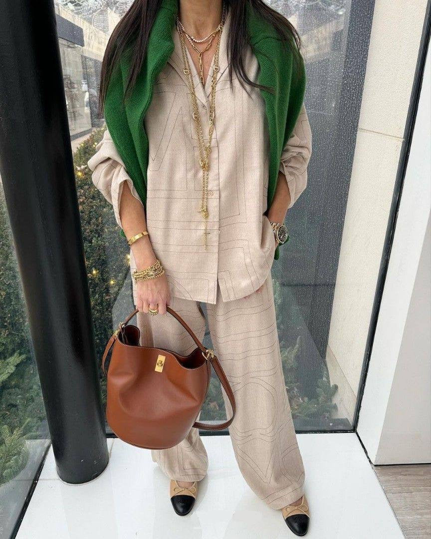 4 Colors! Tot Monogram Modal Flannel PJ Top | Pyjama Pants | Set