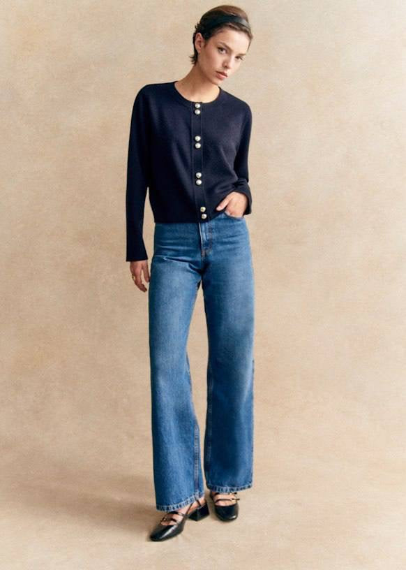 SZ Agathe Merino Wool Cardigan