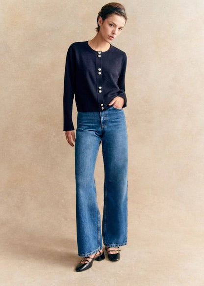 SZ Agathe Merino Wool Cardigan