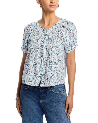 5 Colors! Ref Calia Cotton-Viscose Top
