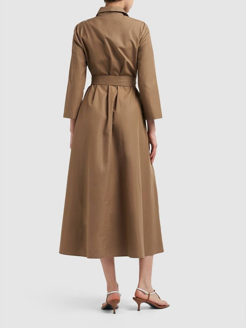 MM Olimpia Cotton Midi Shirtdress