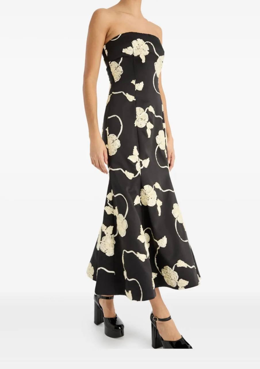 RT Ana Embroidered Midi Dress