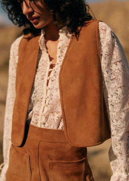 SZ Faria Sheer Lace Long Sleeved Shirt