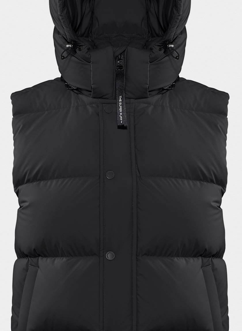8 Colors! ARZ The Super Puff Down-filled Sleeveless Vest (removable hood)