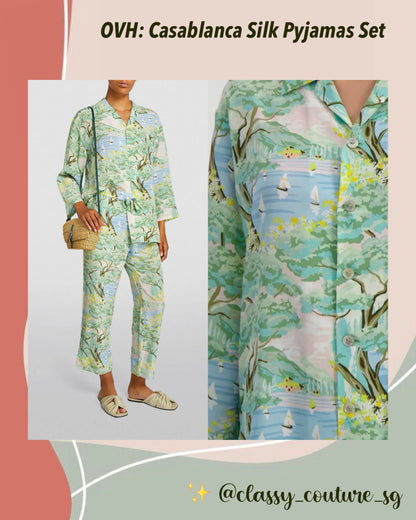 OVH Casablanca Silk Pyjamas Set