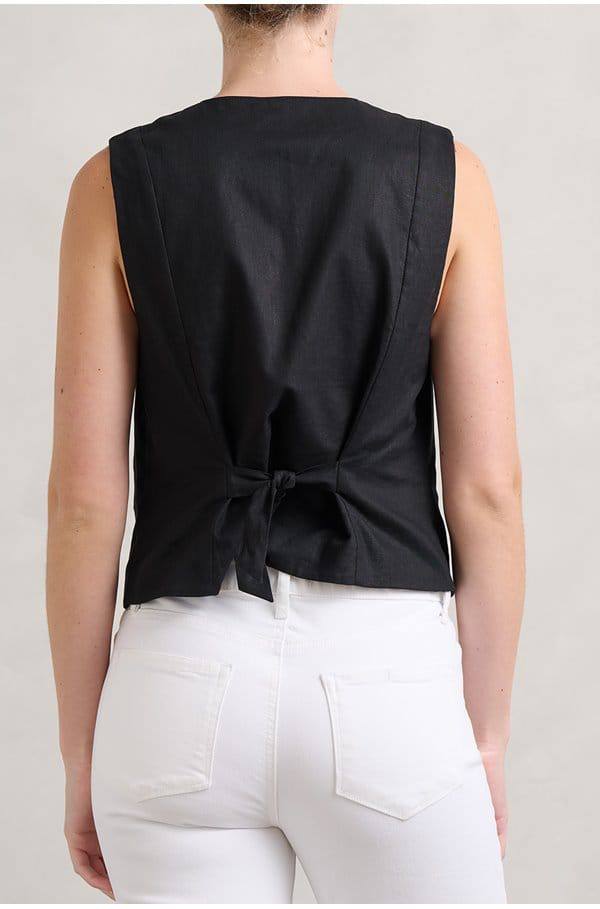 RX Norah Cotton-Linen Vest