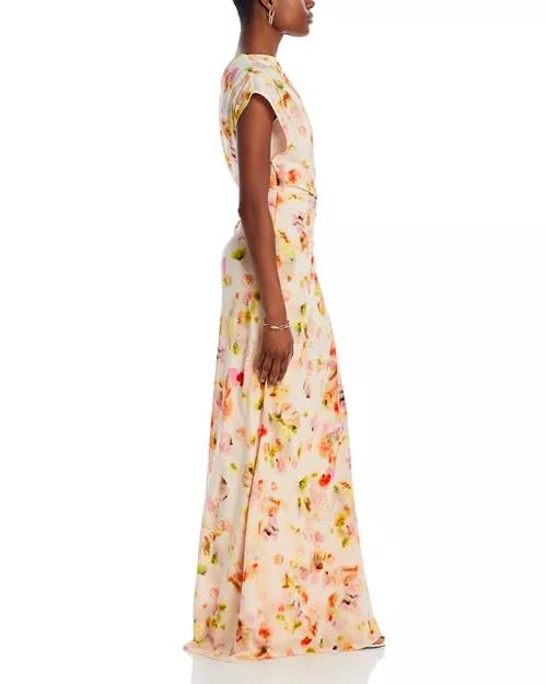 ALC Poppy Silk Maxi Dress