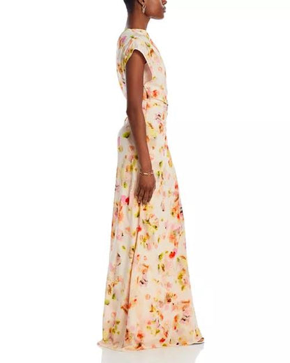 ALC Poppy Silk Maxi Dress