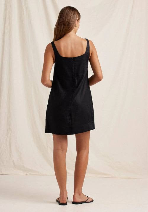 PN Embroidered Shift Mini Dress