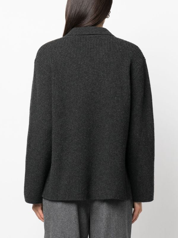 SALE! Tot Ribbed Knit Wool Polo Sweater