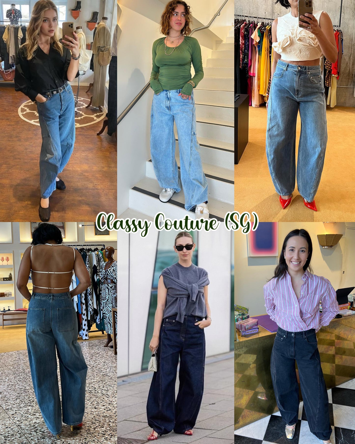 5 STYLES! TB Sid Cotton Denim Mid-Rise Jeans (Short Length)