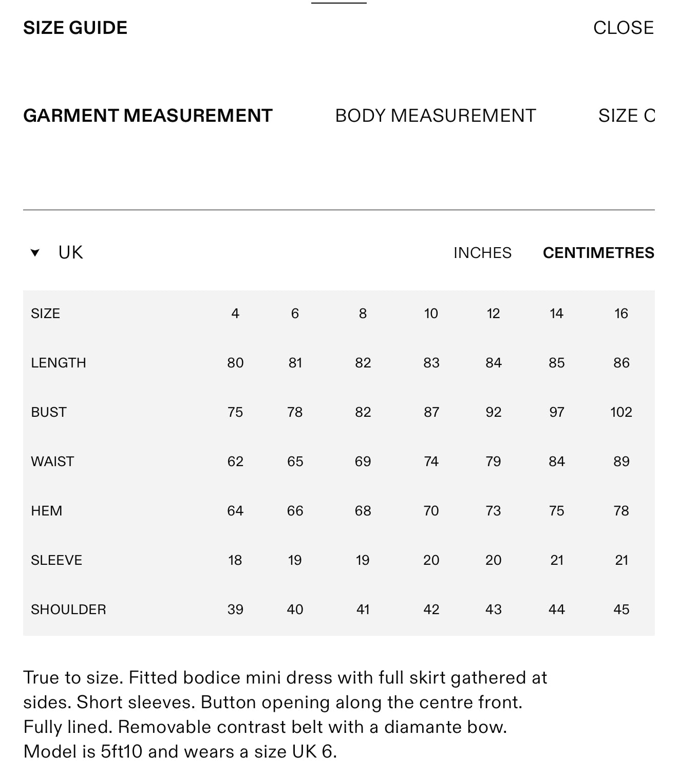 SP Black Crepe Short Sleeve Mini Dress with Diamante Bow Belt