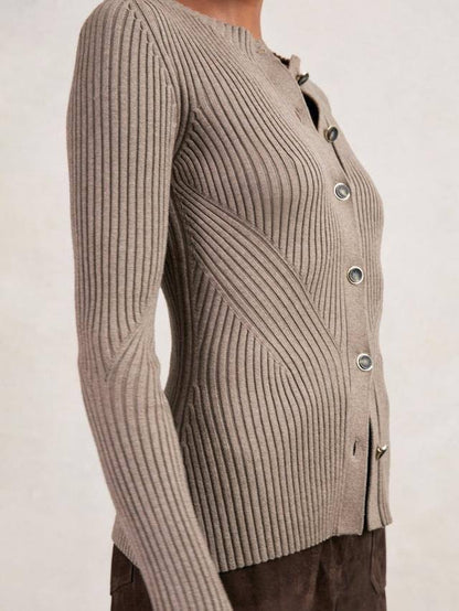 RS Tula Ribbed Knitted Cardigan
