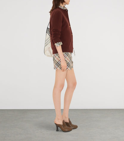 BBR EKD Logo Embroidered Buttoned Cashmere-Blend Cardigan