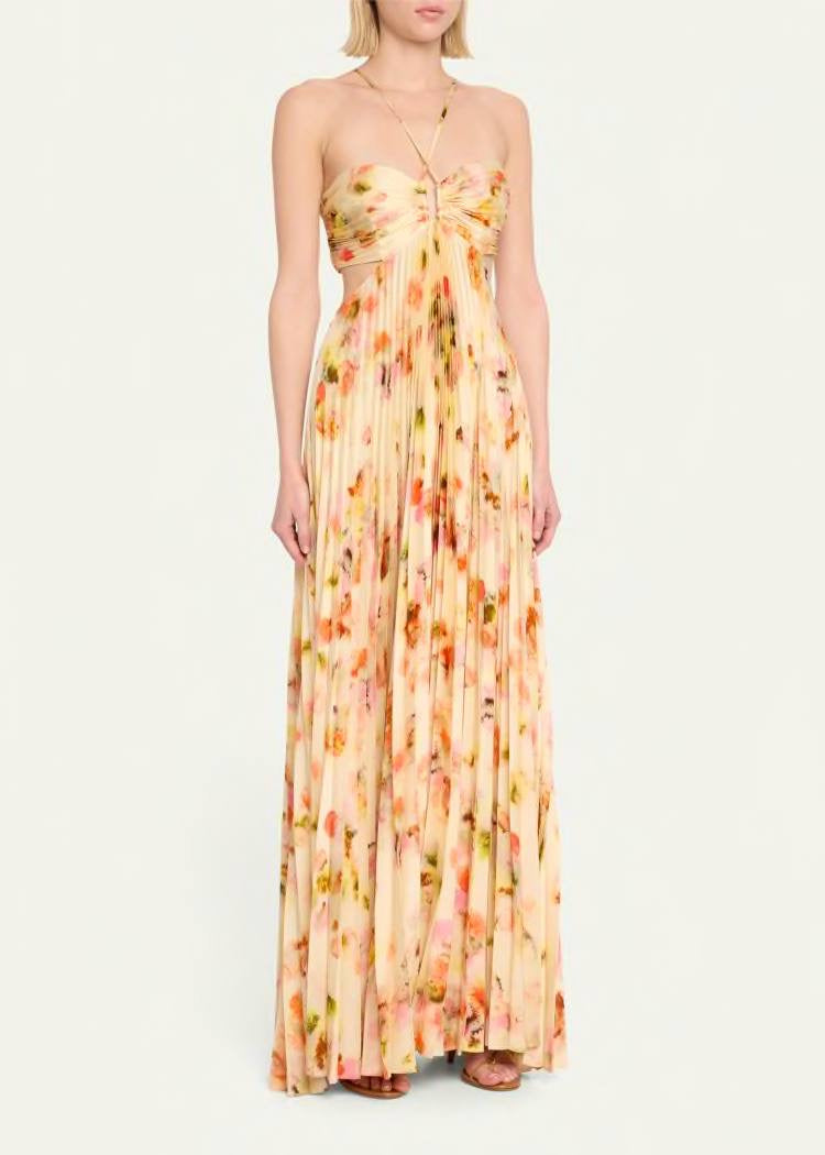 ALC Moira Halter Maxi Dress