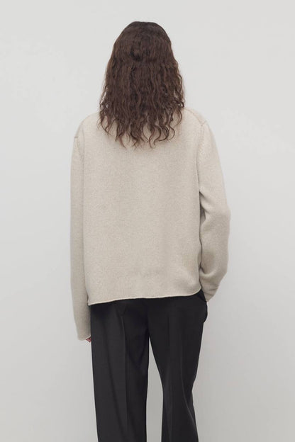 2 Colors! TR Leriko Cashmere Open Cardigan