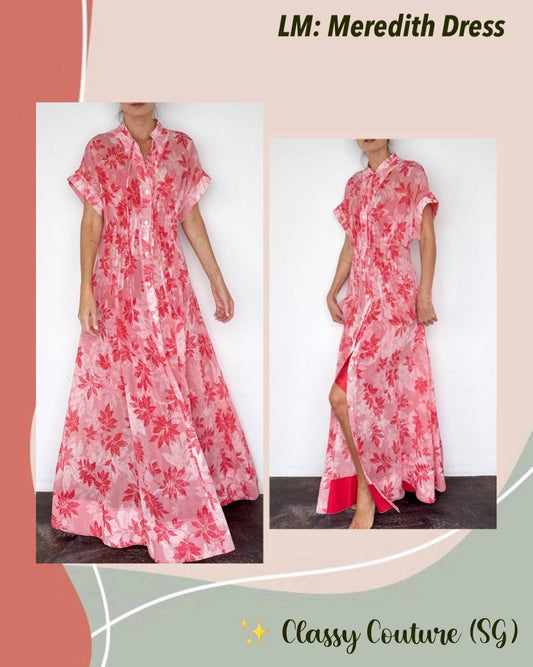LM Meredith Cotton Maxi Dress (lined with silk)