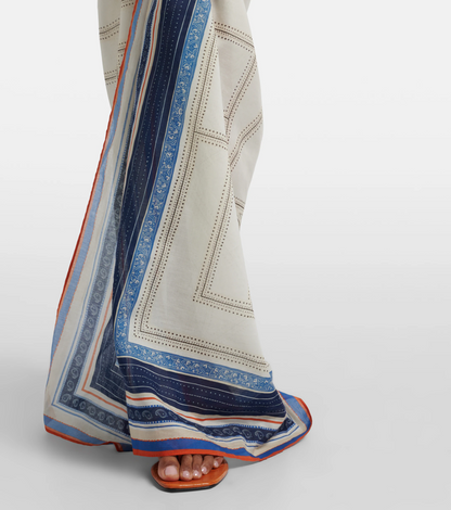 TOT Collector Cotton-lyocell Garderob Sarong Pareo Coverup Scarf Top Maxi Skirt 140*140cm