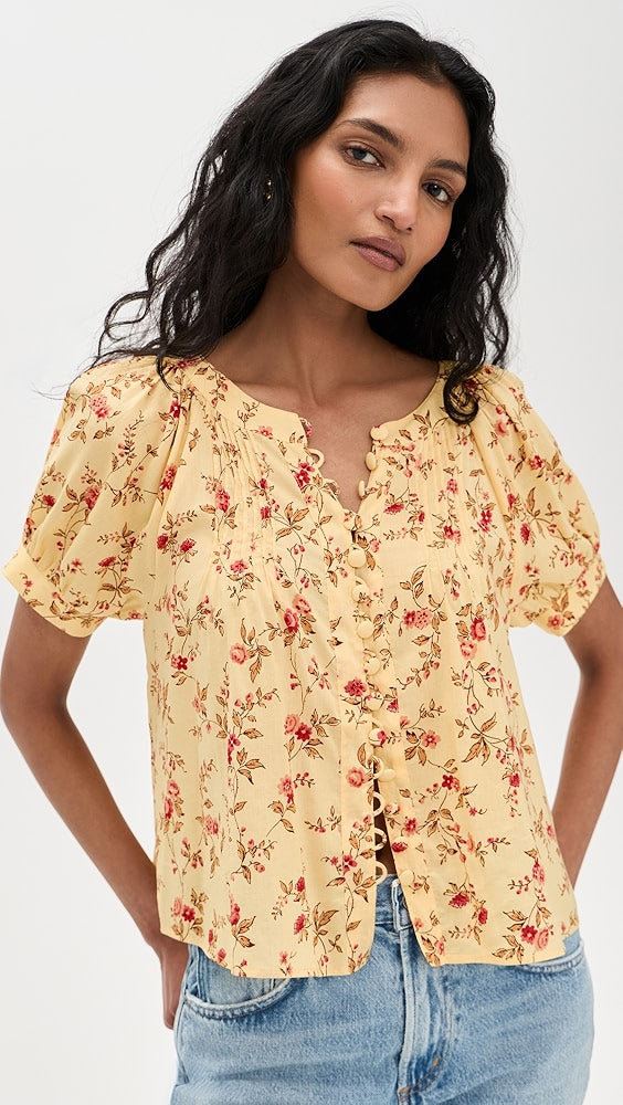 5 Colors! Ref Calia Cotton-Viscose Top
