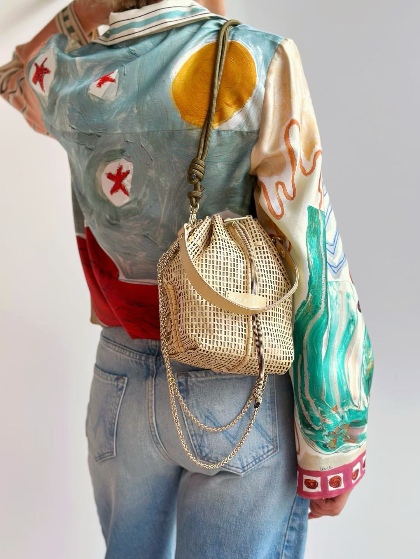 ALM Michelle Silk Shirt | Drawstring Pants | Set