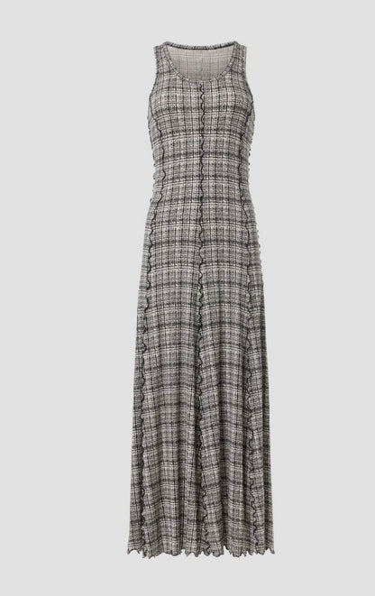 PS Matilda Midi Dress in Painted Grid Jersey