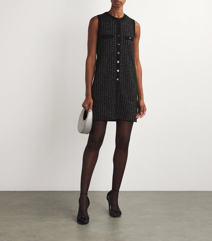 SD Fancy Sequinned Sleeveless Knit Mini Dress