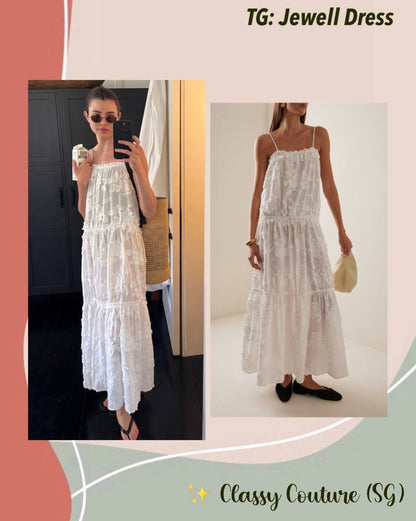 TG Jewell Cotton Maxi Dress Sundress