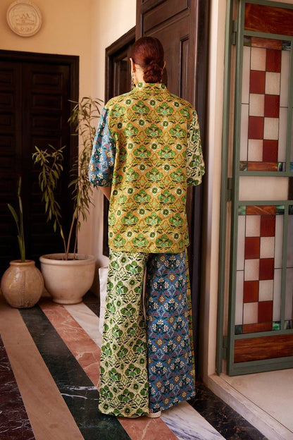 ALM Ali Spliced Shirt | Pants | Linen Set