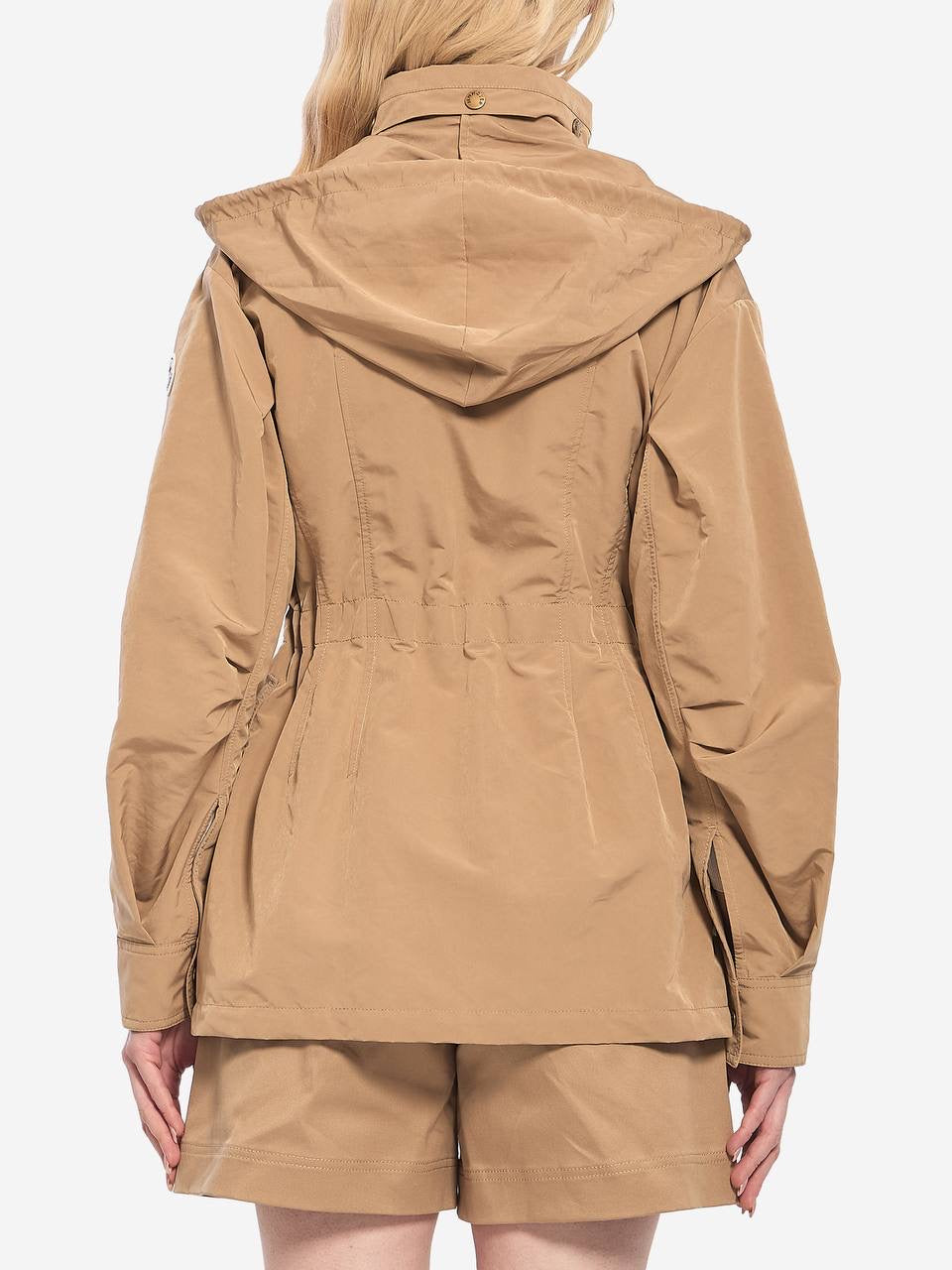 MC Nades Water-repellent Short Parka Jacket (concealed hood)