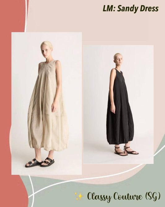 LM Sandy Viscose-blend Midi Dress