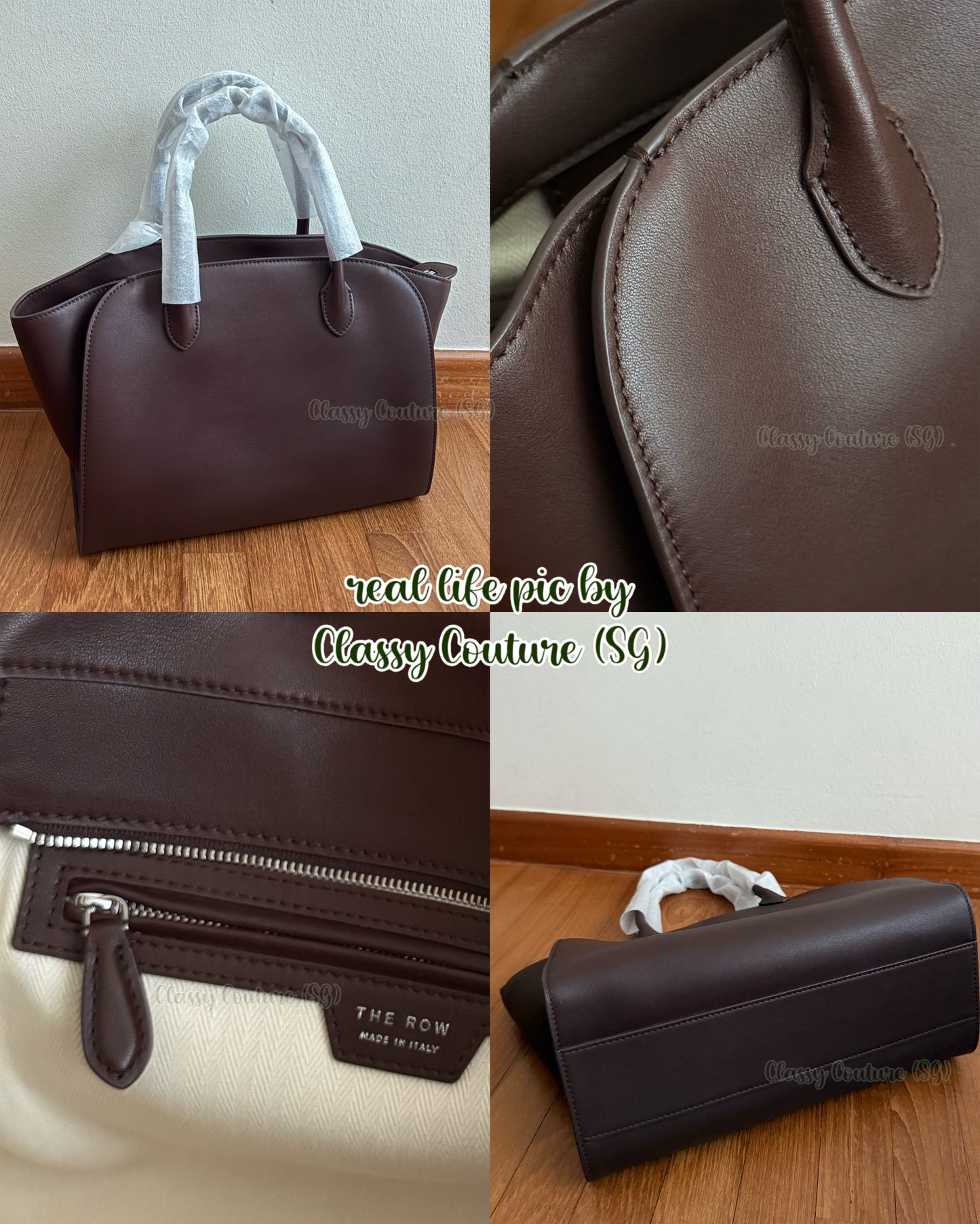 4 Colors! TR Marlo 12/14/17 Bag in Polished Saddle Calfskin Leather
