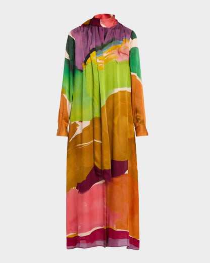 UJ Critique Silk Scarf Dress