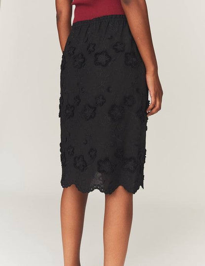 TG Fleur Organic Cotton Broderie Slip Mini Skirt