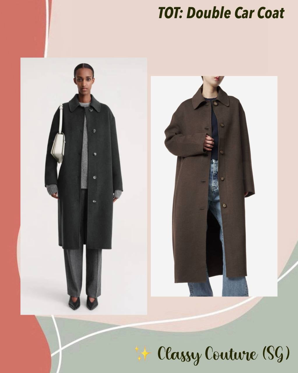 TOT Double Wool Car Coat