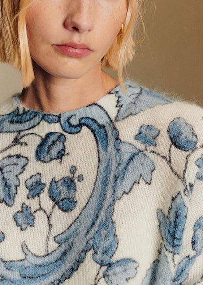 SZ Thibault Mohair-wool Sweater Pullover