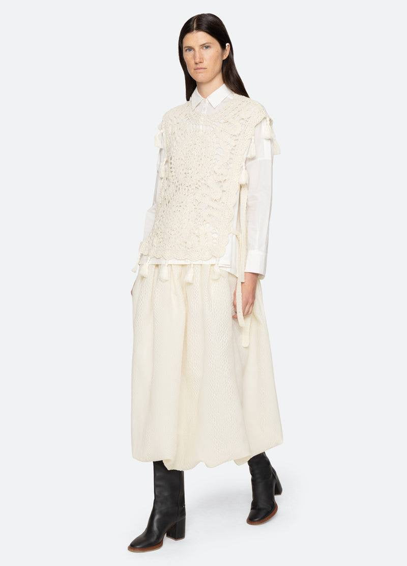 SE Nara Crochet Combo Shirt