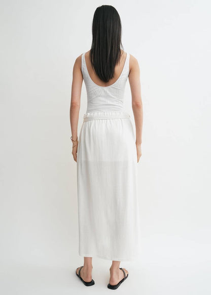 TOT Cotton Shirt | Pant | Wrap Midi Skirt | Set