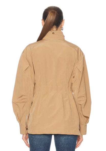 MC Nades Water-repellent Short Parka Jacket (concealed hood)