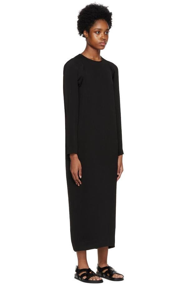 TOT Dropped-Shoulder Viscose Midi Dress