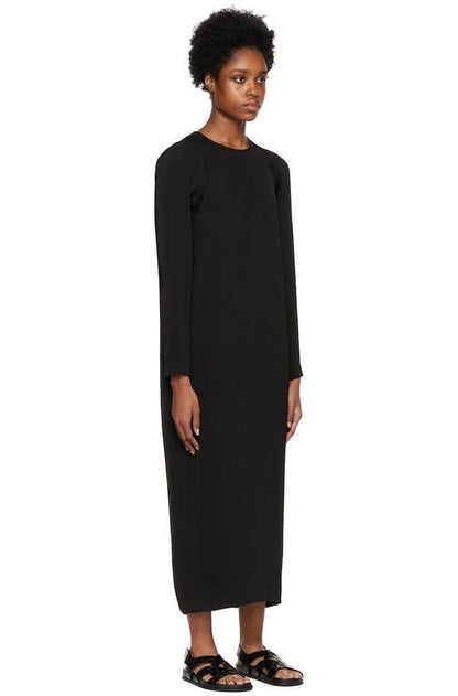 TOT Dropped-Shoulder Viscose Midi Dress