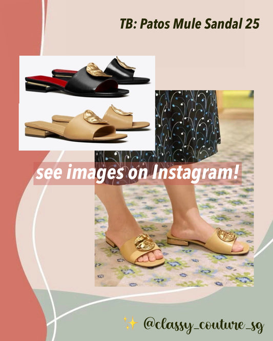 TB Patos Mule Slide Sandal 25mm