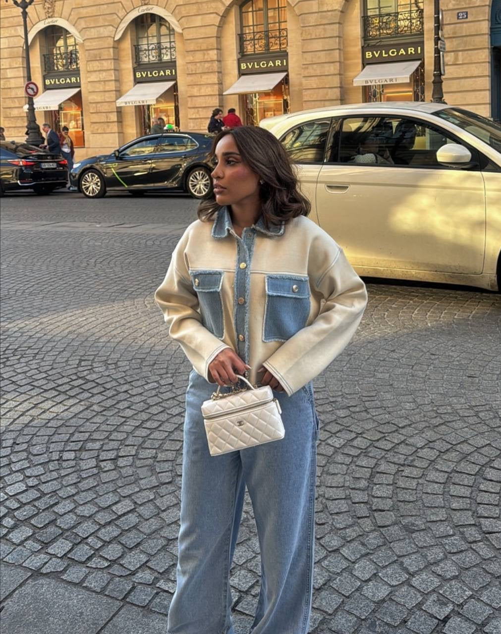 SD Two-Tone Denim Jacket