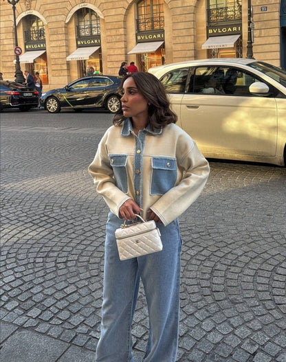 SD Two-Tone Denim Jacket